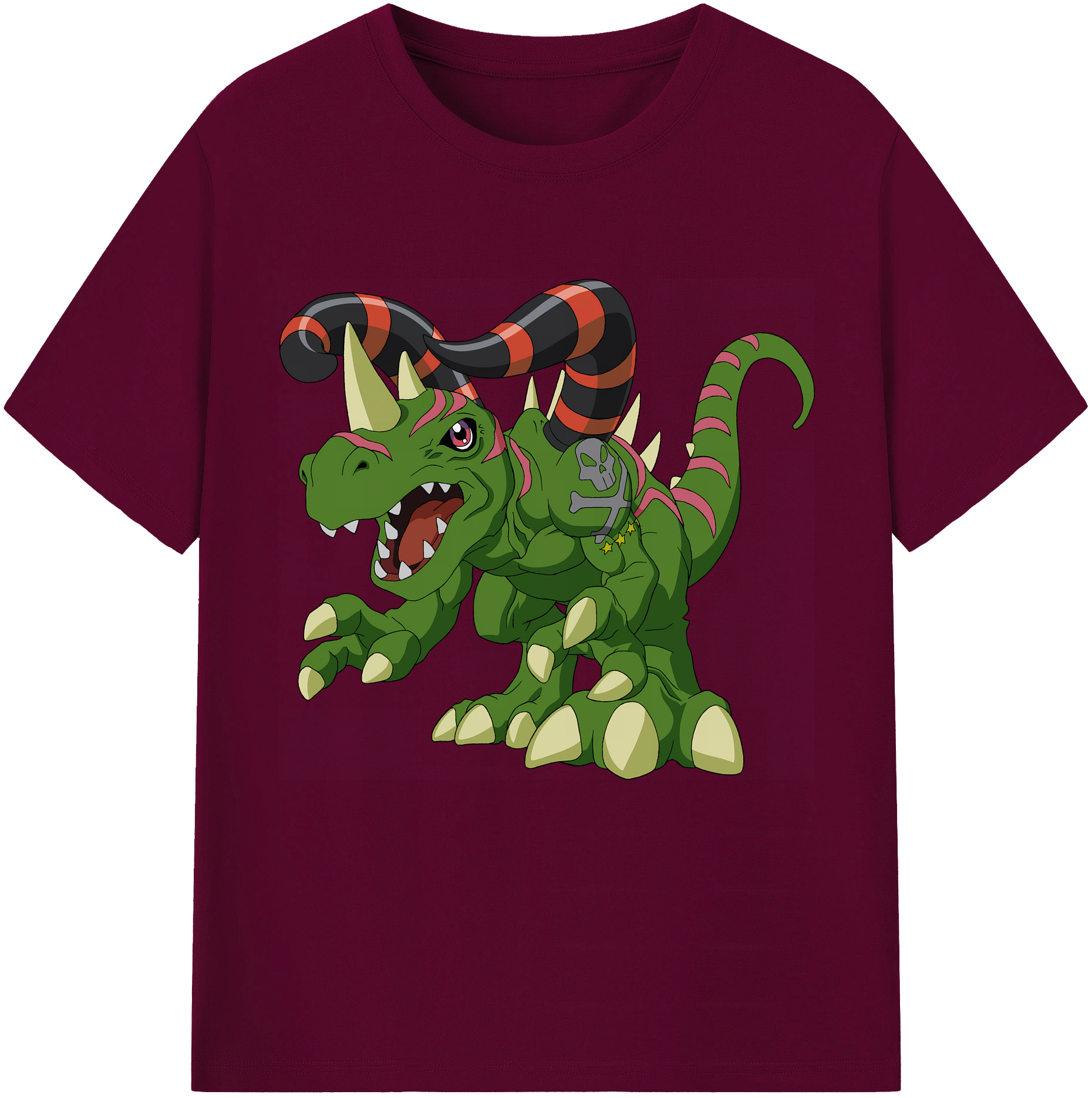（画像用） Digimon デジタルモンスター/デジモン レディースカジュアルプリントTシャツ（綿100％）